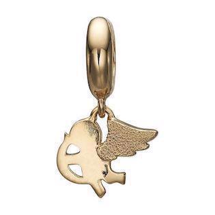 Christina Collect gold-plated Cupid Small hanging angel with Cupid's bow and arrow, model 623-G127
